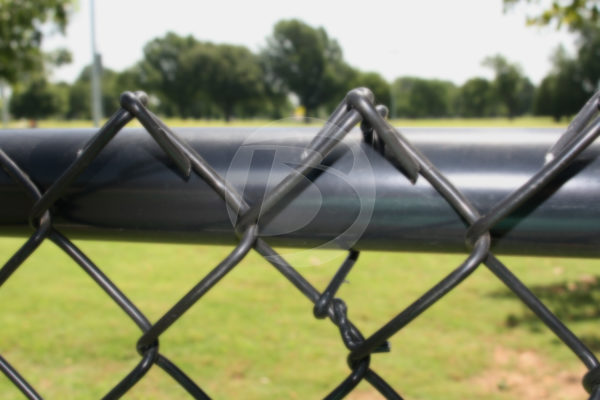 Galvanized black Top Rail and Chain link