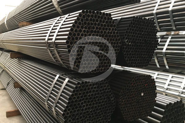Stacked Galvanized pipe and tubing for distribution