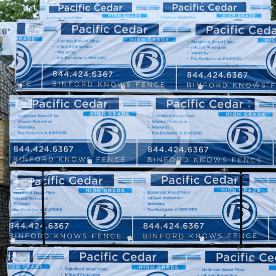 Pacific Cedar wrapped cedar units
