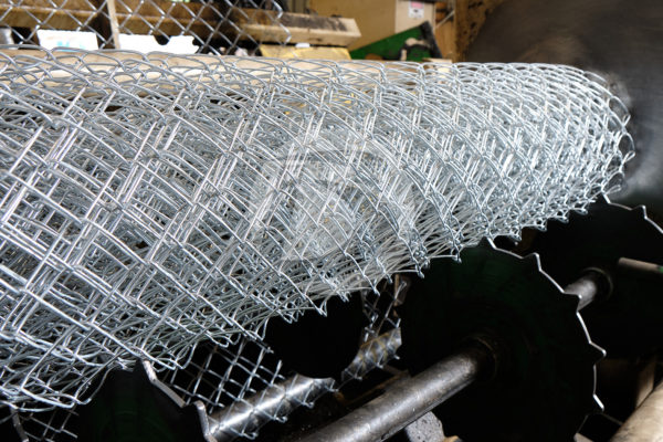 Chain Link being Woven