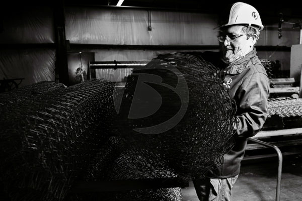 Black and White of Chain Link Fabricator and Blank Link