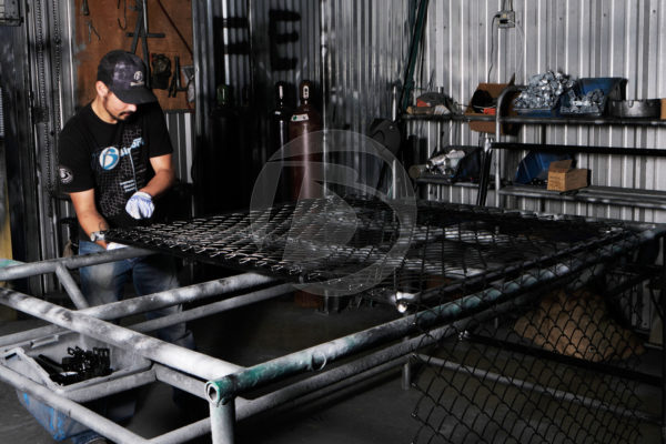 Creating a Black Chain Link Custom Gate